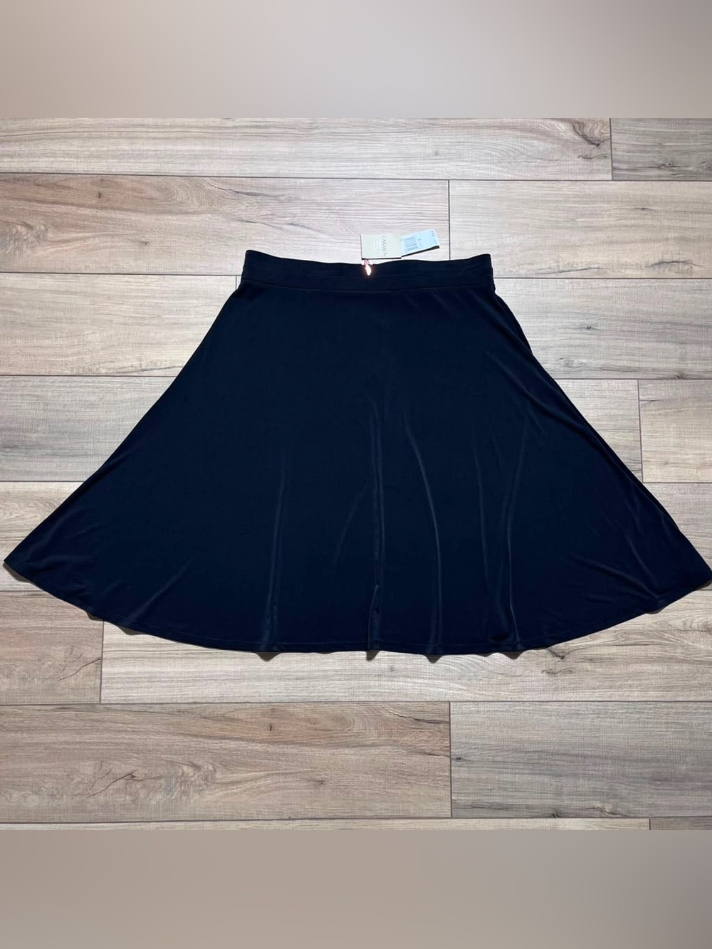 Carmen Marc Valvo Women A-Line Skirt Size 14 Black